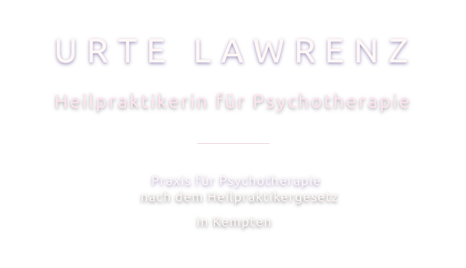 Psychotherapeutische Praxis Lawrenz in Kempten/Allgäu
